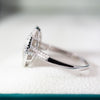 1ct Natural Diamond 18k Gold Engagement Ring - 10US07